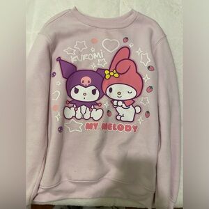 Women’s Kuromi & My Melody Graphic Crew Neck Pullover